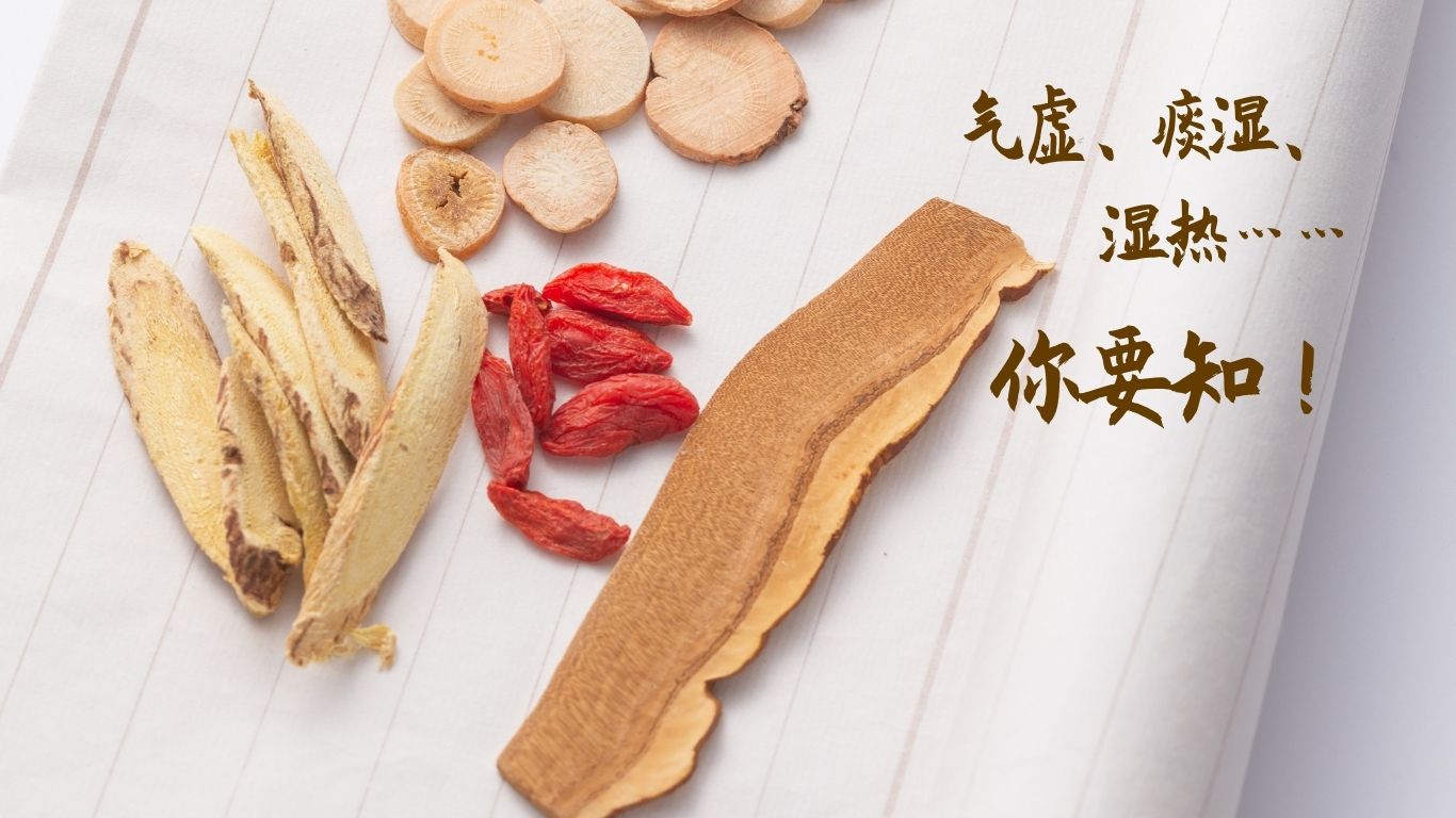 气虚、痰湿、湿热……你要知！